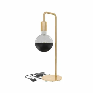 Cheap Calex U-Line lampe à poser, câble de 1,5 m, dorée