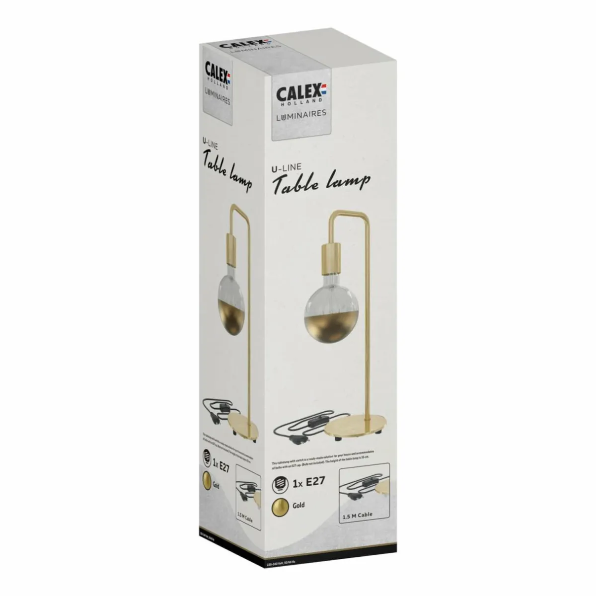 calex_uline_lampe__poser_cble_de_m_dore_2.webp Cheap Calex U-Line lampe à poser, câble de 1,5 m, dorée