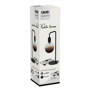 Flash Sale Calex U-Line lampe à poser, câble de 1,5 m, noire