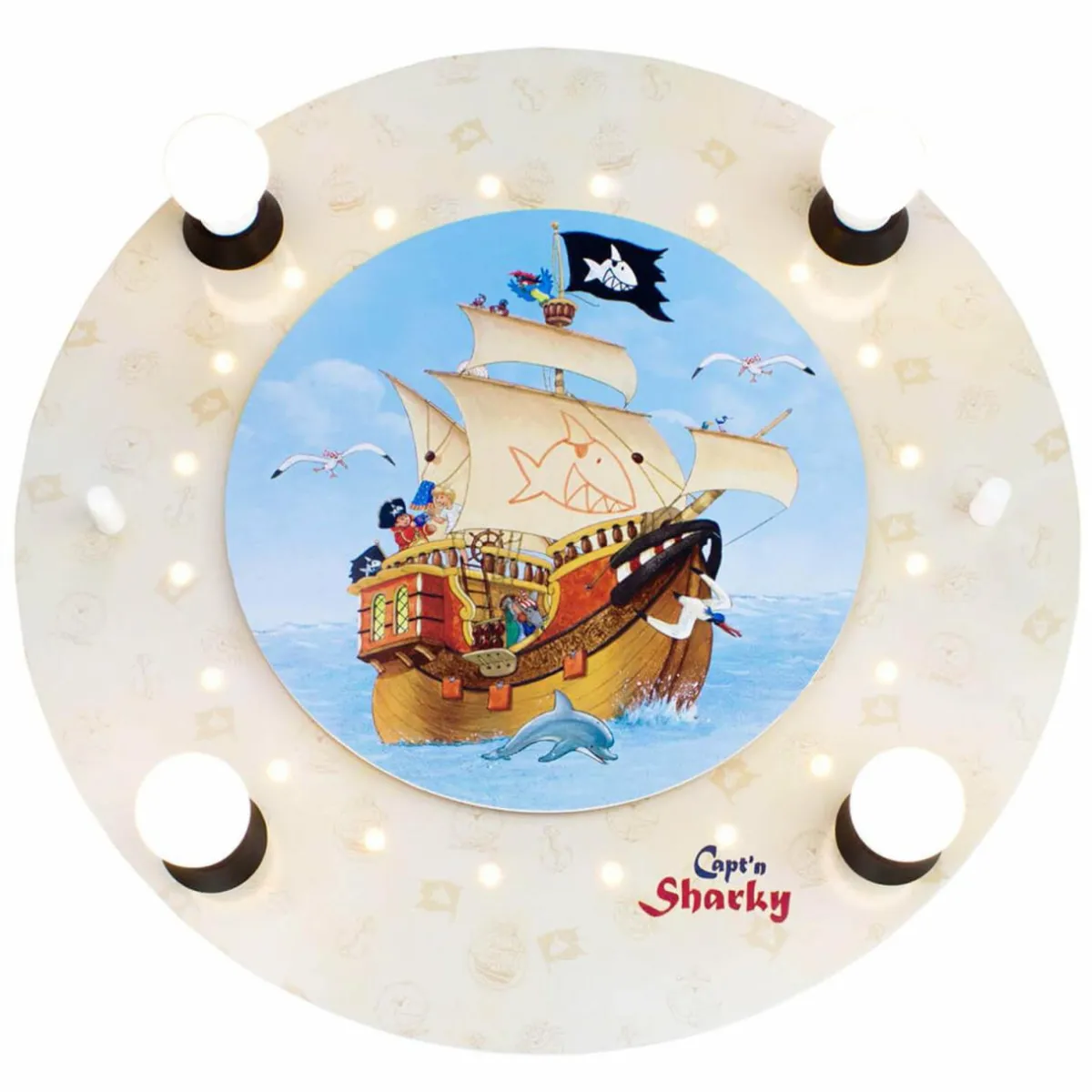 captn_sharky_applique_avec_effets_led_1.webp Flash Sale Elobra Capt'n Sharky applique avec effets LED