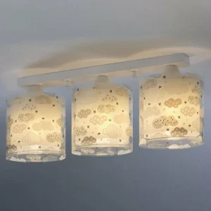 Sale Dalber Clouds - plafonnier à trois lampes en gris