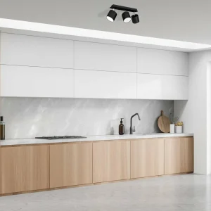 Sale Eko-Light Cloudy spot pour plafond à trois lampes noir