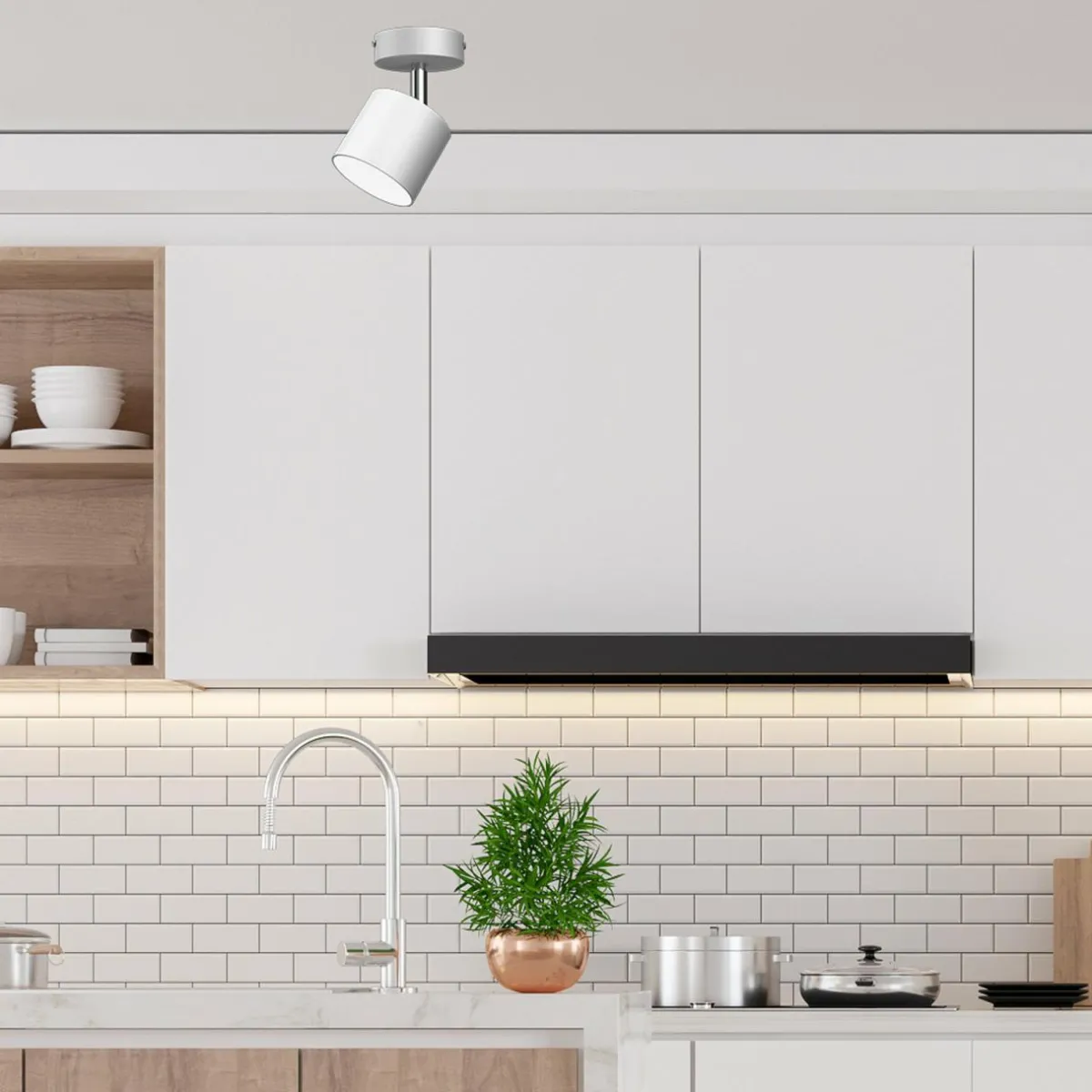 cloudy_spot_pour_plafond__une_lampe_blanc_0.webp Hot Eko-Light Cloudy spot pour plafond à une lampe blanc