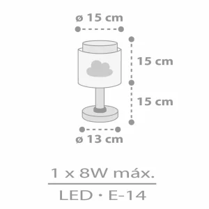 Discount Dalber Baby Dreams lampe à poser, grise