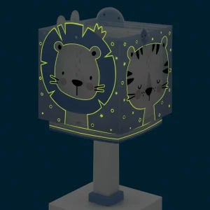 Shop Dalber Baby Jungle lampe à poser pour enfant, bleu