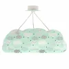 Sale Dalber Cloud Green suspension, motif nuages, verte