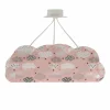 Online Dalber Cloud Pink suspension, motif nuages, rose