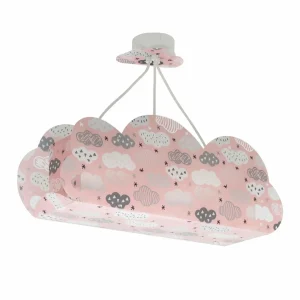 Online Dalber Cloud Pink suspension, motif nuages, rose