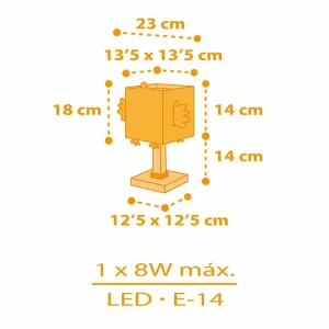 Store Dalber Little Chicken lampe de table pour enfant