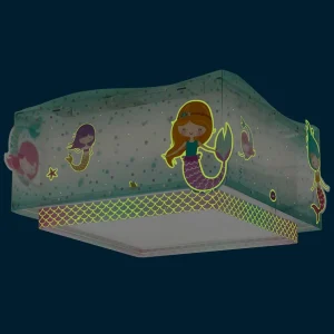 Outlet Dalber Mermaid plafonnier, sirènes, 1 lampe