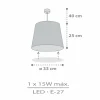 Online Dalber Star Light suspension pour enfant blanc