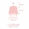 Fashion Dalber Star Light suspension pour enfant rose