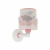 Hot Dalber Whale Dreams applique murale, rose