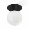Best Decor Walther Globe 20 plafonnier, noir/mat