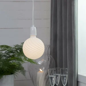 Best Sale STAR TRADING Douille E27 Glaze avec câble, blanc