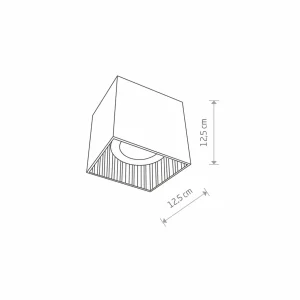 Sale Nowodvorski Lighting Downlight Groove, angulaire, à une lampe, noir