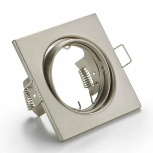 Online Trio Lighting Downlight Jura inclinable en nickel mat
