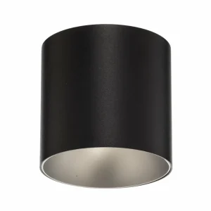 Discount Nowodvorski Lighting Downlight Point Tone, noir, intérieur argent