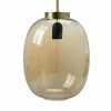 Online Dyberg Larsen DL39 suspension Ø 25 cm ambre/laiton