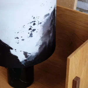 Best Sale Dyberg Larsen Molly lampe à poser avec pied en marbre