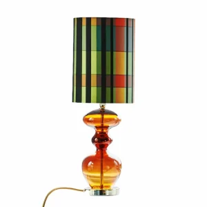 Hot EBB & FLOW Futura M lampe table rouille/Banarasi