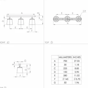 Outlet EGLO Cotorro spot pour plafond, à trois lampes