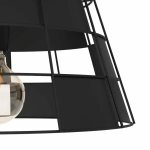 Discount EGLO Pontefract suspension en acier, noire