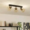 Best EGLO Sambatello plafonnier à 3 lampes noir/doré