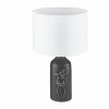 Outlet EGLO Vinoza lampe, pied noir, abat-jour blanc