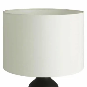 Outlet EGLO Vinoza lampe, pied noir, abat-jour blanc