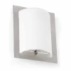 Outlet FARO BARCELONA Elégante applique DIULA-1 nickel de 20 x 25,5 cm