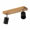 Store Envostar Alara spot à 2 lampes pin brun