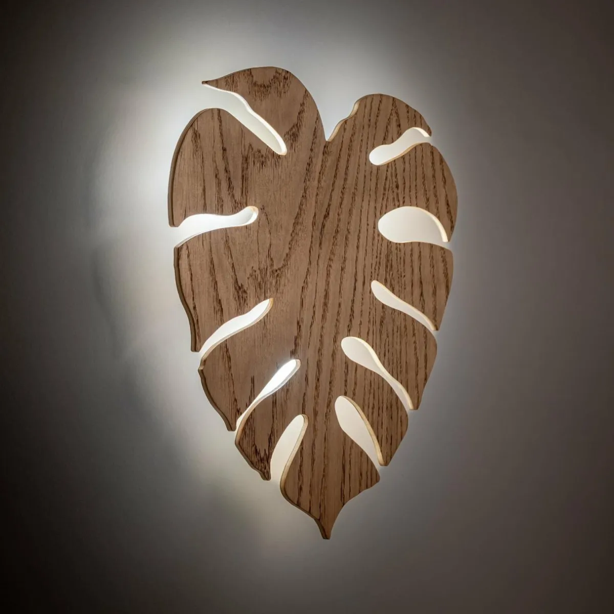 envostar_applique_murale_folah_forme_de_feuille_bois_clair__x__cm_0.webp Best Envostar applique murale Folah, forme de feuille, bois clair, 40 x 35 cm