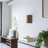 Shop Envostar applique murale Idun marron hauteur 24 cm matériau naturel vegan