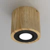 Online Envostar Ernest downlight GU10 en bois, rond
