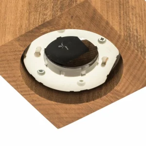 Flash Sale Envostar Ernest downlight GX53 en bois, angulaire