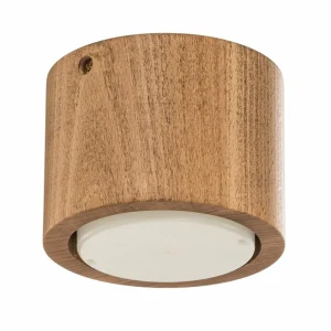 New Envostar Ernest downlight GX53 en bois, rond