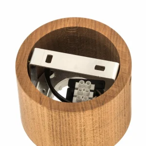 New Envostar Ernest downlight GX53 en bois, rond
