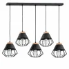 Discount Envostar Fawn suspension à 5 lampes, noir