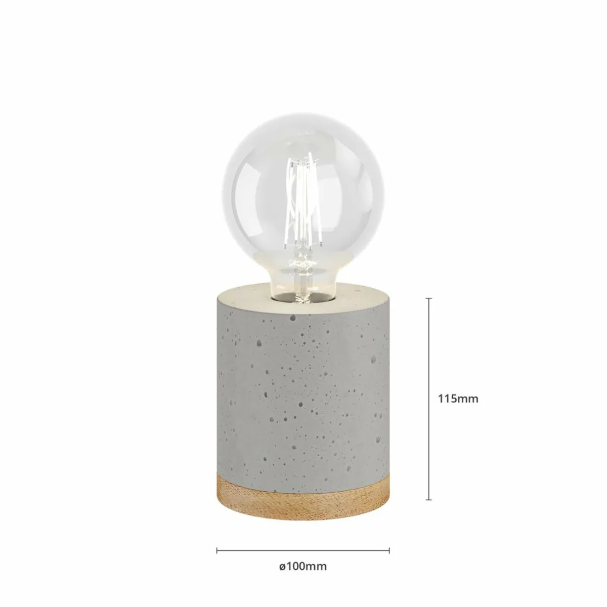 envostar_jasper_lampe__poser_btonchne_4.webp Cheap Envostar Jasper lampe à poser, béton/chêne
