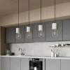 Best Sale Envostar Jasper Suspension à 4 lampes, linéaire