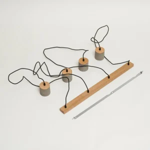 Best Sale Envostar Jasper Suspension à 4 lampes, linéaire