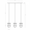 Flash Sale Envostar Neptuna suspension à 3 lampes linéaire