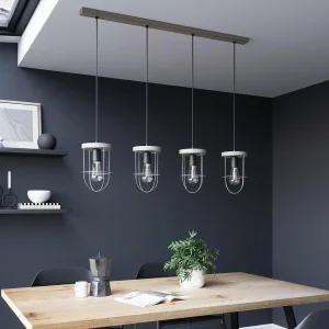 Flash Sale Envostar Neptuna Suspension à 4 lampes linéaire
