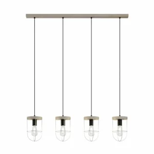 Flash Sale Envostar Neptuna Suspension à 4 lampes linéaire