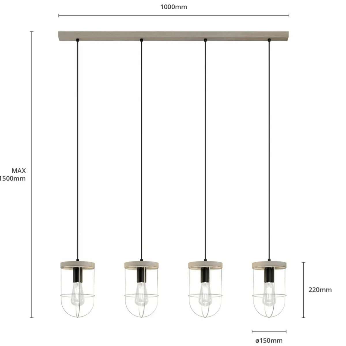 envostar_neptuna_suspension___lampes_linaire_4.webp Flash Sale Envostar Neptuna Suspension à 4 lampes linéaire