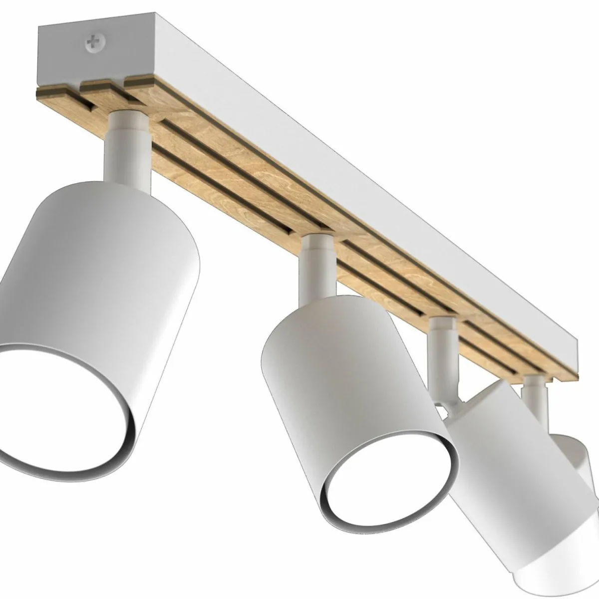 envostar_tino_spot_plafond___lampes_blancbois_2-2.webp Shop Envostar Tino spot plafond à 4 lampes blanc/bois