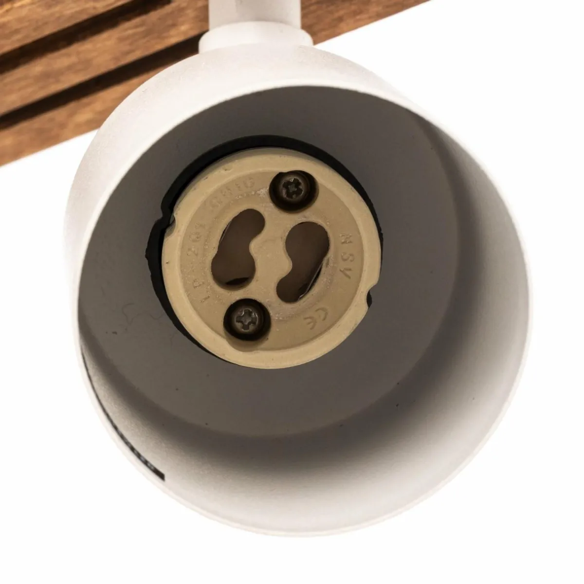 envostar_tino_spot_plafond___lampes_blancbois_5.webp Shop Envostar Tino spot plafond à 6 lampes blanc/bois
