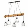 Best Envostar Various suspension, 5 lampes pin naturel