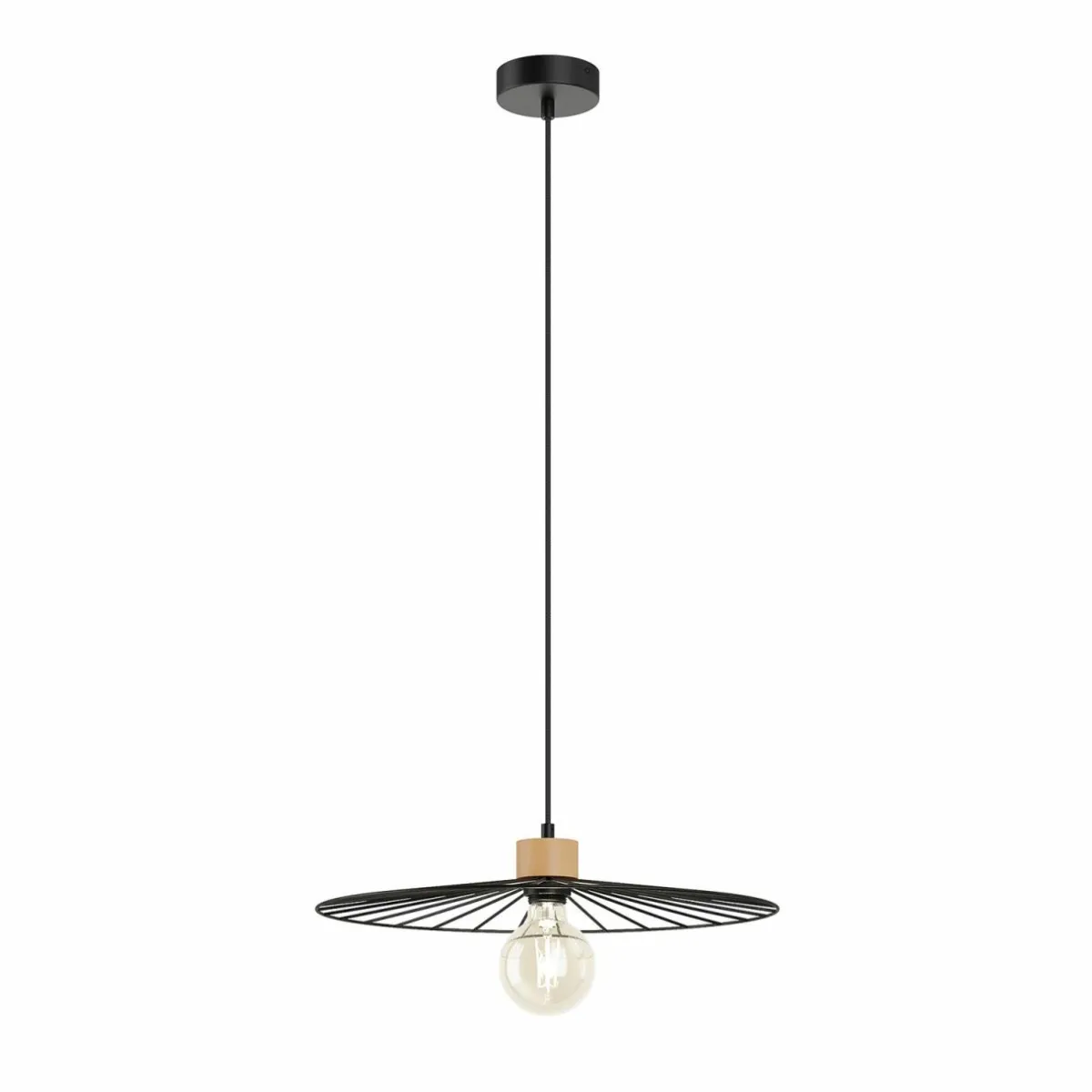envostar_yahel_suspension_chnenoir__cm_3.webp Sale Envostar Yahel suspension, chêne/noir, Ø 45cm